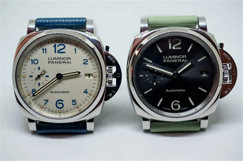 panerai luminor vs luminor due